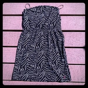 Volcom strapless dress Sz L